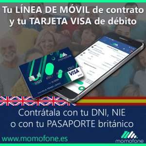 ¿Quieres contratar movil con cuenta bancaria española con pasaporte británico
