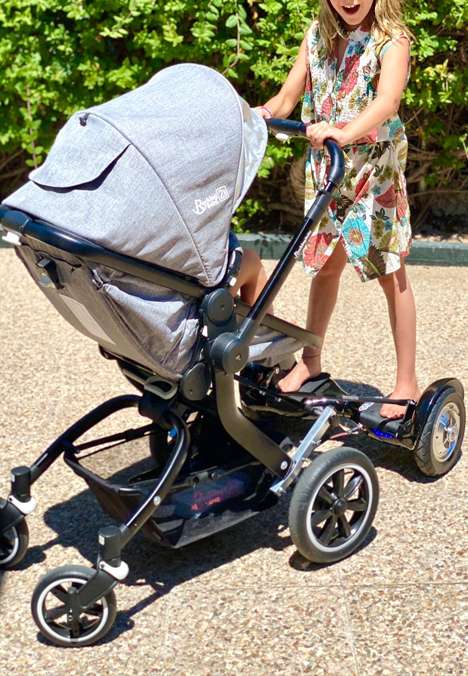 patinete electrico para carrito de bebe hoverboard con motor Mooevo