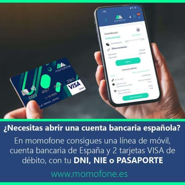 abrir cuenta bancaria española con pasaporte no comunitario