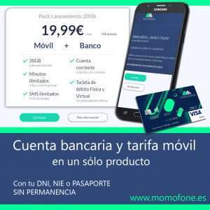 cuenta bancaria y tarifa movil momofone telcobanco