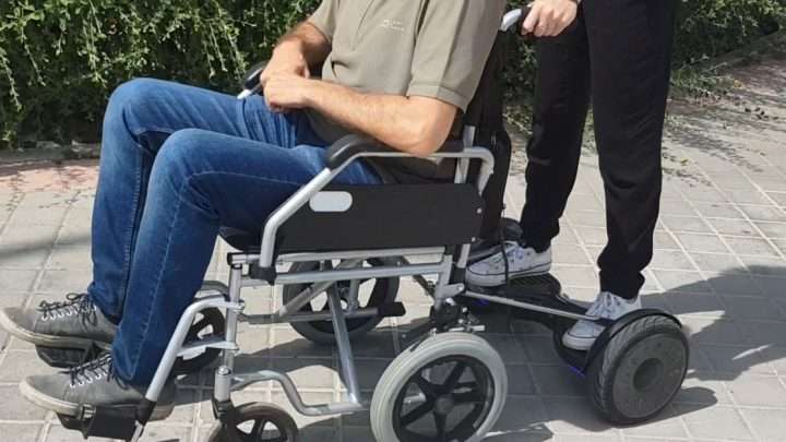 plataforma silla de ruedas
