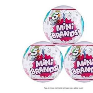 Mini Brands 5 Surprise Zuru: 3 Bolas sorpresa 5 regalos coleccionables miniatura