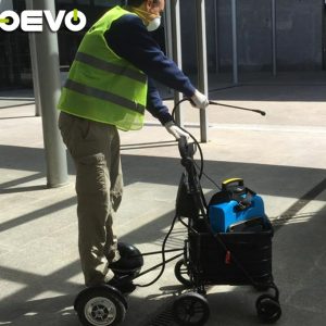See electric cleaning trolley hoverboard attachment