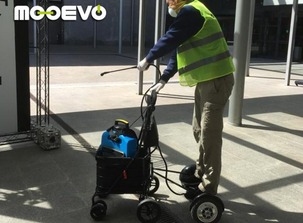 See electric cleaning trolleys for hospitals logistics