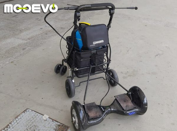 See hoverboard adapter desinfection trolley