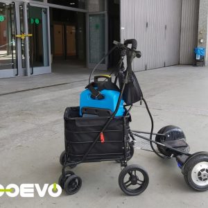 See hoverboard attachment shopping trolley cart
