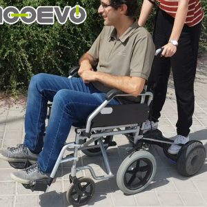 Ver motorized attachment for manual wheelchair