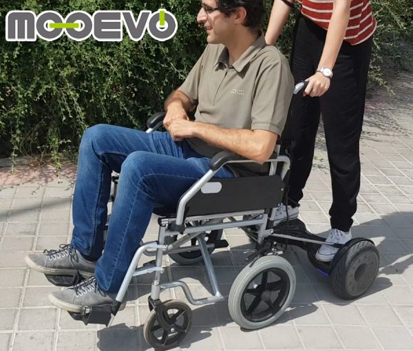 Ver motorized attachment for manual wheelchair