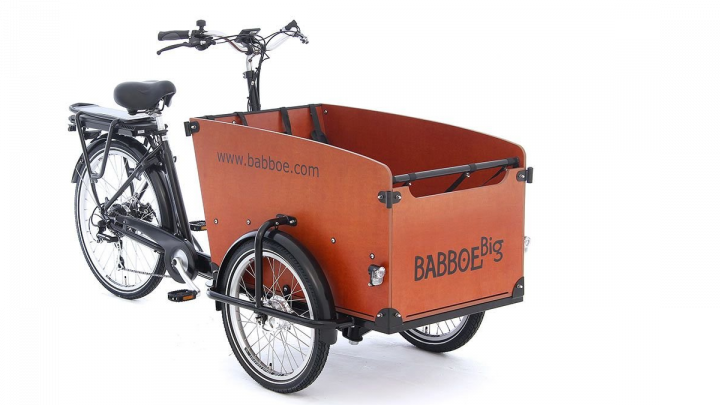 Triciclo electrico de carga Babboe Big E